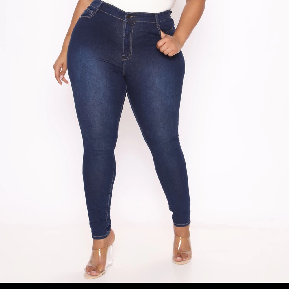 Fashion Nova high rise stretch skinny jeans